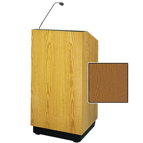 Da-Lite Lexington 32" Floor Lectern with Gooseneck Microphone