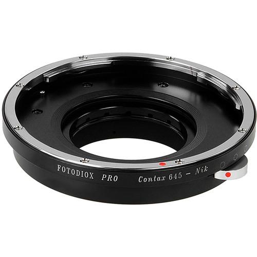 FotodioX Pro Lens Mount Adapter for Contax 645 Lens to Nikon F Mount Camera