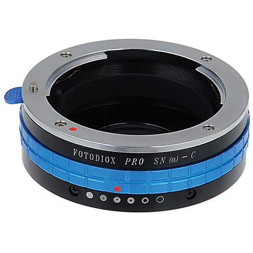 FotodioX Sony A Pro Lens Adapter with Built-In Iris for C-Mount Cameras