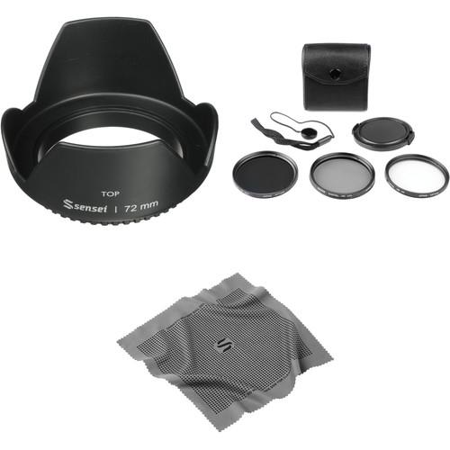 General Brand 72mm Filter Kit with Lens Hood