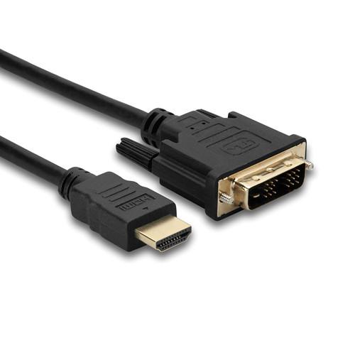 Hosa Technology Standard Speed HDMI Male to DVI-D Male Cable