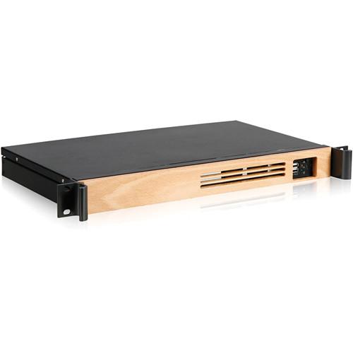 iStarUSA D-118V2-ITX-WB 1U Compact Rackmount mini-ITX Chassis with Wood Front Bezel