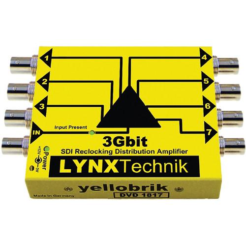 Lynx Technik AG Yellobrik DVD 1817 3Gbit 1 x 7 SDI Reclocking Distribution Amplifier
