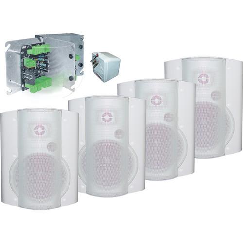 OWI Inc. 40W Amplifier and Surface Mounted Speaker Combination