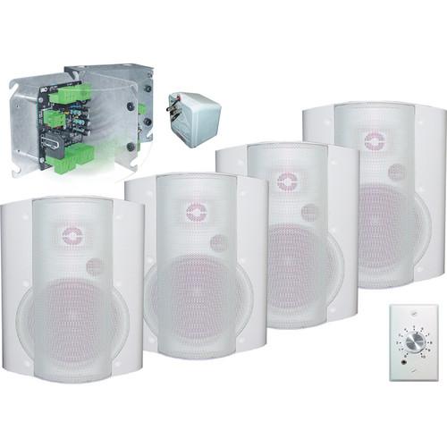 OWI Inc. 40W Amplifier and Surface Mounted Speaker Combination