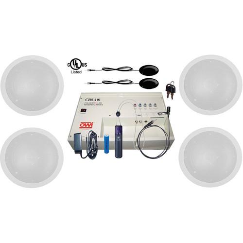 OWI Inc. CRS101IC64 Infrared Wireless Microphone System & Speaker Package