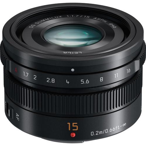 Panasonic Leica DG Summilux 15mm f 1.7 ASPH. Lens