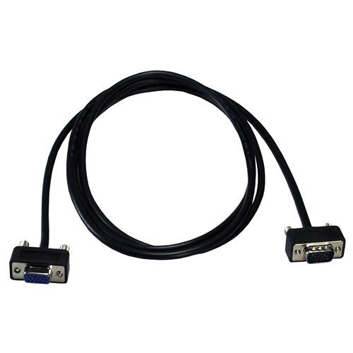 QVS UltraThin Tri-Shield Male to Female 15-Pin VGA Cable