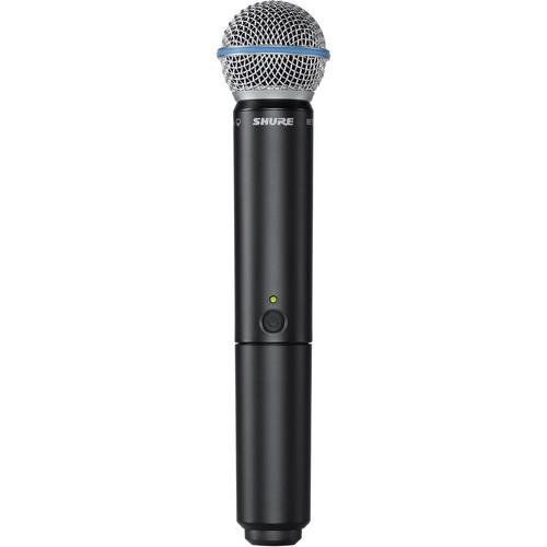 Shure BLX2 B58 Handheld Wireless Transmitter with Beta 58A Microphone Cartridge