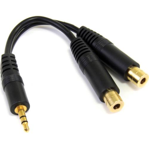 StarTech 3.5mm Male to 2x 3.5mm Female Stereo Splitter Cable