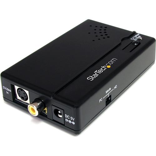 StarTech VID2HDCON Composite & S-Video to HDMI Converter with Audio