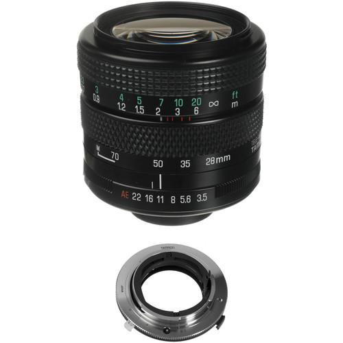 Tamron 28-70mm f 3.5-4.5 Adaptall Lens with Ricoh XR-P Adapter Kit