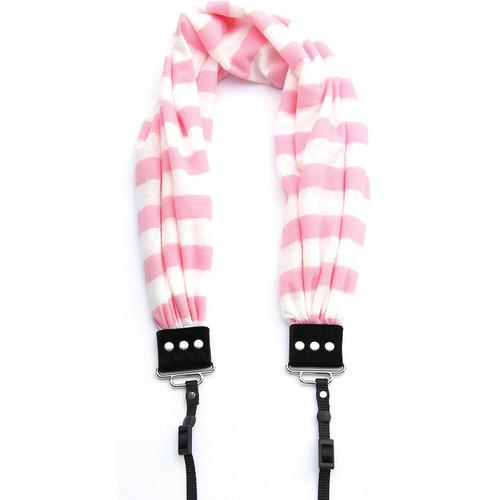Capturing Couture Striped Scarf Camera Strap