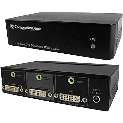 Comprehensive CDA-DVI102A DVI 1x2 Distribution Amplifier with Stereo Audio