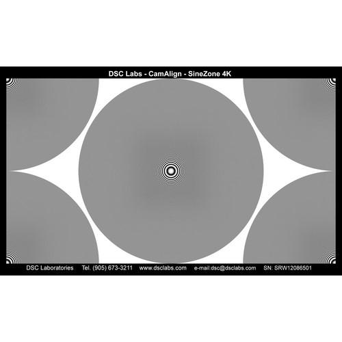 DSC Labs SineZone Test Chart for Digital Camera