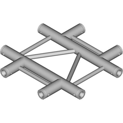 Global Truss 4-Way Horizontal Cross-Junction for F32 I-Beam Truss System