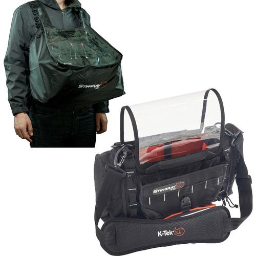 K-Tek Stingray Junior Audio Mixer Recorder Bag with Rain Bib Kit