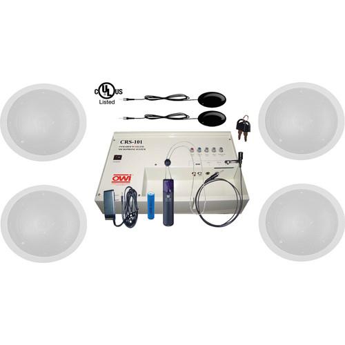 OWI Inc. CRS101IC54 Infrared Wireless Microphone System & Speaker Package