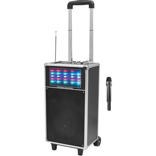 Pyle Pro Disc Jam 400-Watt Portable PA Speaker System with Flashing Disco Lights