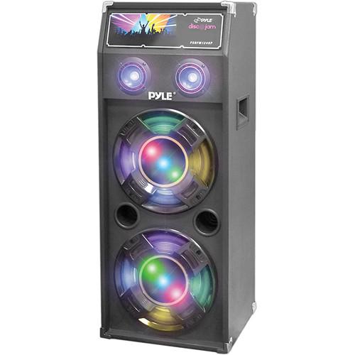 Pyle Pro Disco Jam 1400W Dual Passive Speaker System with DJ Lights