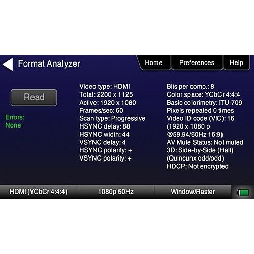 Quantumdata HDMI Network Analyzer Option for 780 780A