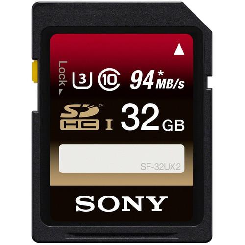 Sony 32GB High-Speed UHS-I SDHC U3 Memory Card
