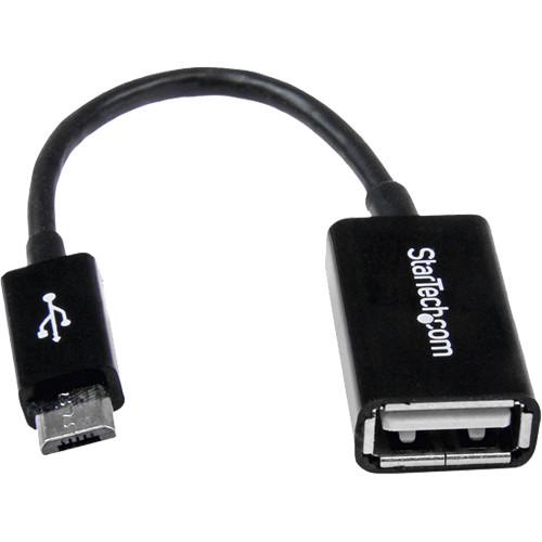 StarTech Micro USB Male to USB OTG Host Adapter Female