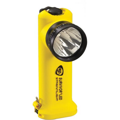 Streamlight Survivor Right-Angle Alkaline LED Flashlight with Four AA Battery Pack