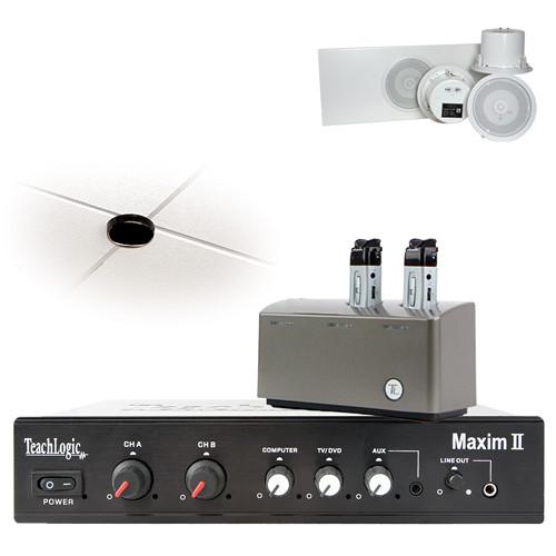 TeachLogic IRM-4655 Maxim II Receiver with 2x Sapphire Transmitter and Plug-In Battery Charger