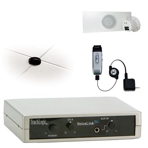 TeachLogic IRV-3150 CS2 VoiceLink Plus Sapphire System with Two Ceiling Mount Speakers and Tile Bridges