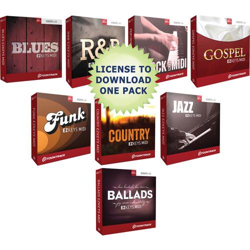 Toontrack EZkeys Pick One MIDI Pack