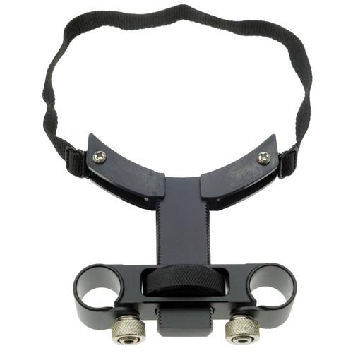 Cavision Lens Support with Trimmer Knob & Strap for 15mm Rods