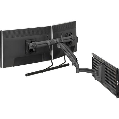 Chief Kontour K1S22HS Dynamic Height Adjustable Slatwall Mount for Dual Monitors