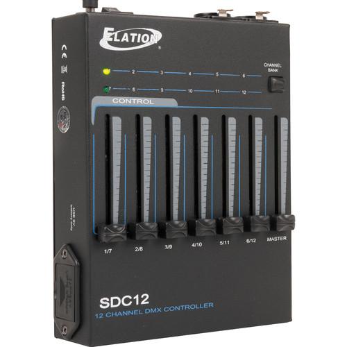 Elation Professional SDC12 12-Channel Basic DMX Controller, Elation, Professional, SDC12, 12-Channel, Basic, DMX, Controller