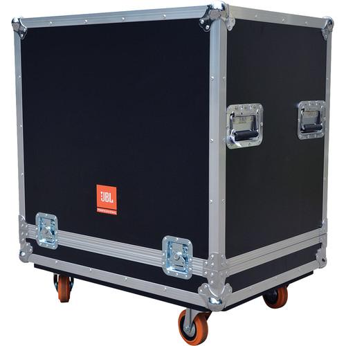 JBL BAGS PRX Flight Case with Orange Wheels for Two PRX715 Speakers