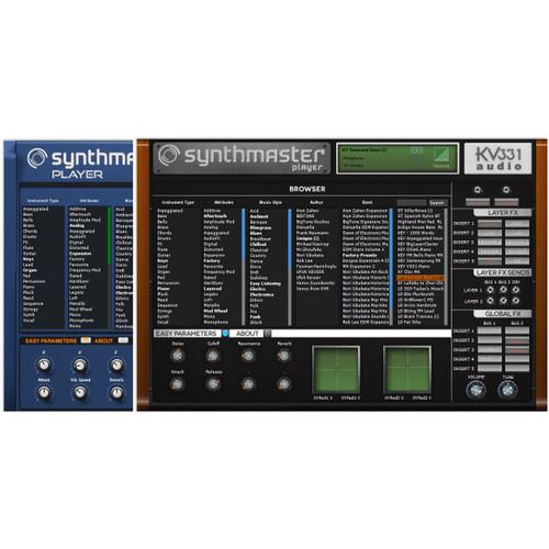 KV331 Audio SynthMaster Player - Preset Software Synthesizer Plug-In