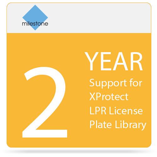 Milestone 2-Year SUP for XProtect LPR License Plate Library