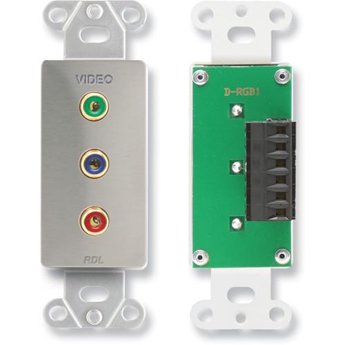 RDL DS-RGB1 Component Video RGB Connection Plate