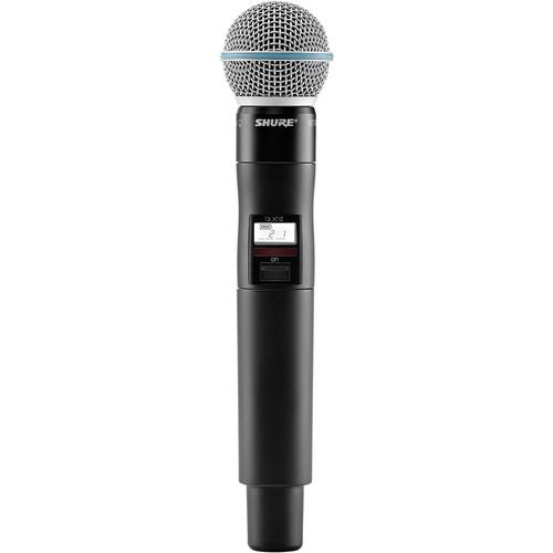 Shure QLXD2 Beta58A Handheld Wireless Microphone Transmitter