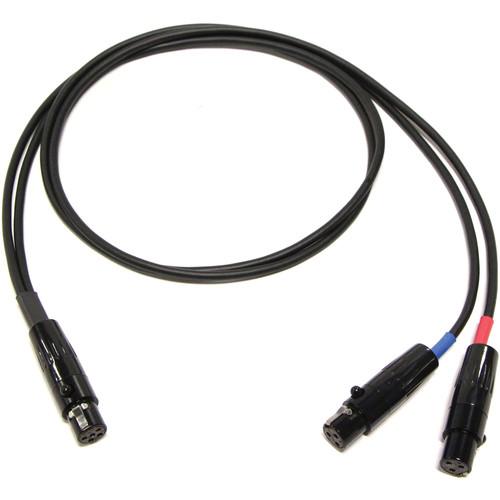 Cable Techniques CT-PSR5PT-224 TA5F to Dual TA3F Lectrosonics SR Receiver Output Cable