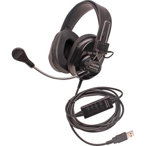 Califone 3066USB-BK Deluxe Multimedia Stereo Headset