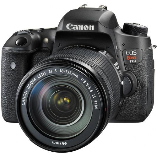Canon EOS Rebel T6s DSLR Camera with 18-135mm Lens