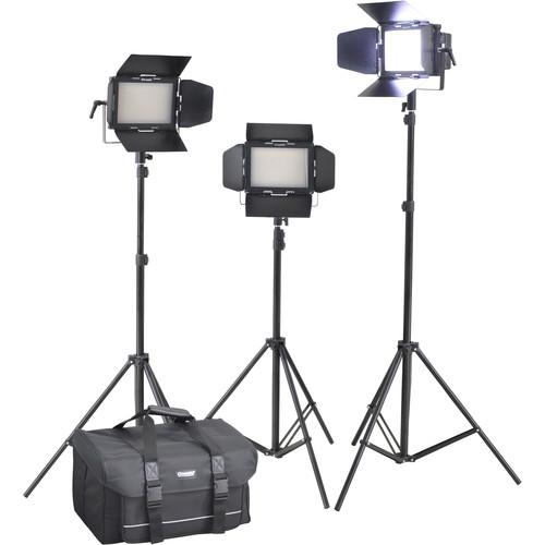 Cineroid LM400-3setV Professional LED 3-Light Kit