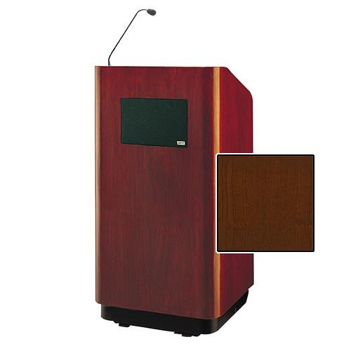 Da-Lite Concord Special Needs Adjustable Floor Lectern with Microphone and Premium Sound System