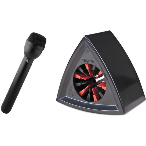 Electro-Voice RE50 B Handheld Microphone with Microphone Flag ENG Kit