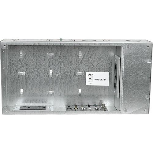 FSR Flat Panel Display Wall Box with Decora & Duplex Cover Plates