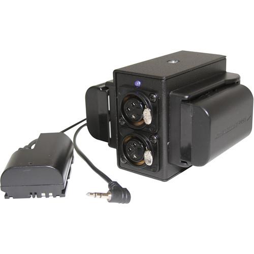 IndiPRO Tools Dual LP-E6 Power Grid & XLR Audio Box with LP-E6 Dummy Battery