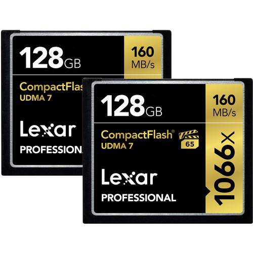 Lexar 128GB Professional 1066x CompactFlash Memory Card