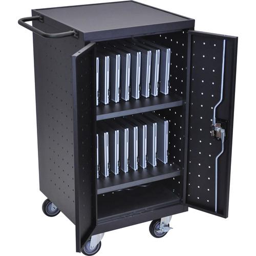 Luxor LLTP18-B 18 Tablet Laptop Charging Cart