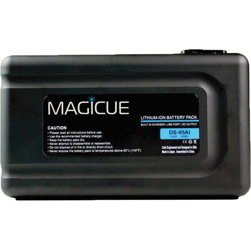 MagiCue MAQ-BT-95SI V-Mount Battery with Built-In Charger